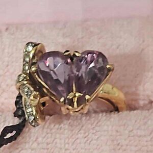 💜✨ Vintage Juicy Couture Y2K Cocktail Ring ✨💜